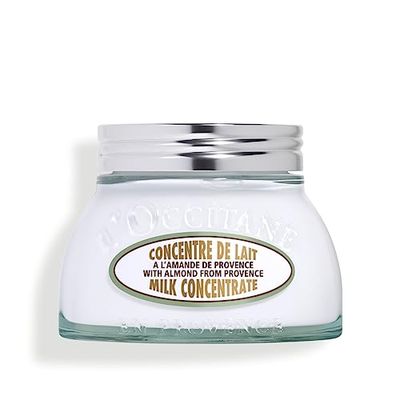 L&#39;OCCITANE Almond Milk Concentrate: 48 Hour Hydration*, Smooth, Visibly Firm Skin, Delicious Scent, With Almond Oil, Soften Skin, Moisturizer, 7 Oz