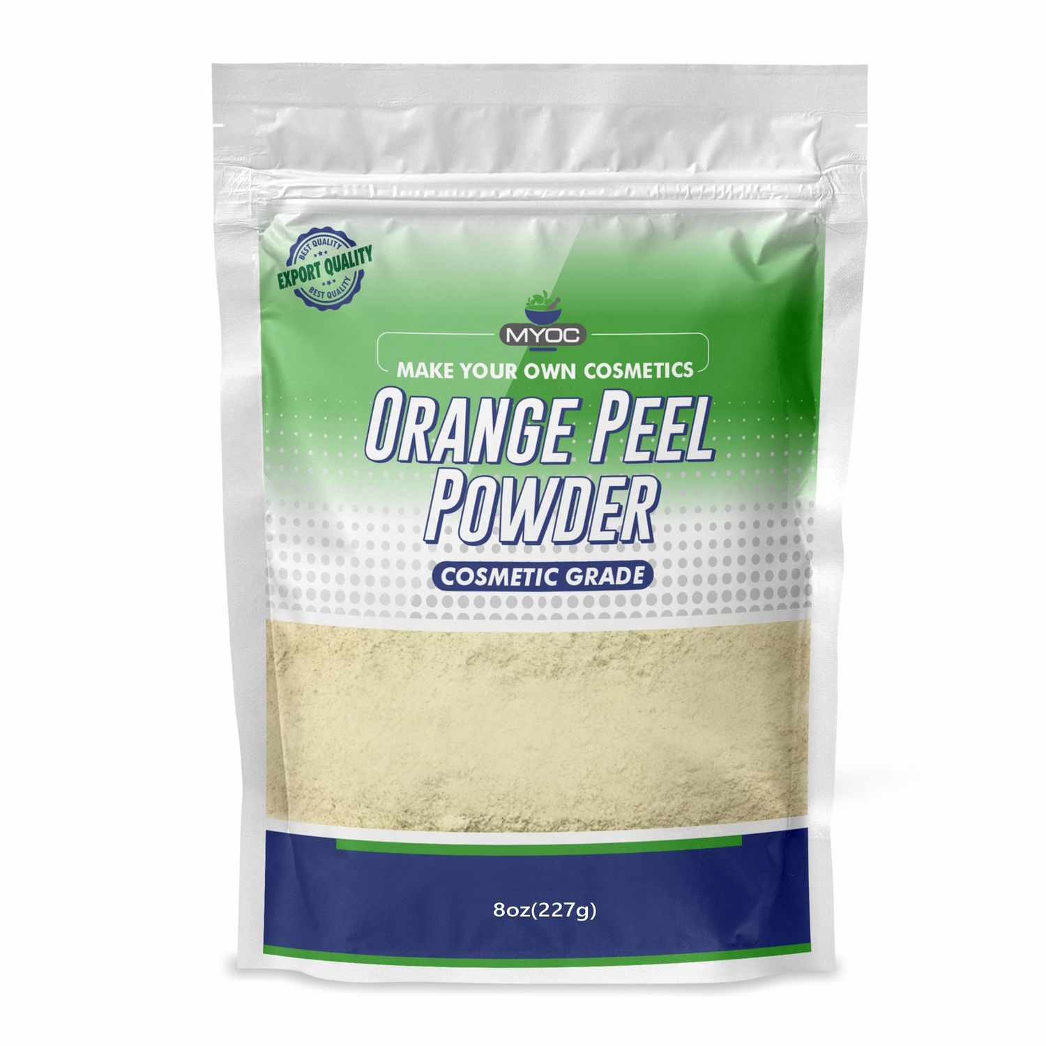 MYOC Orange Peel Powder- 227 Gram (8oz) | Pure &amp; Natural Orange Peel Powder for Skin Care| No Added Preservative | Best Diy Face Mask Ingredient | Rich in Vitamin C| Orange Peel Powder for Hair