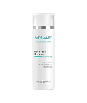 Schrammek Deep Pore Cleanser (6.8 fl oz) - Cleansing Milk for Normal Skin - Makeup Removal - Face Wash &amp; Cleanser - No Parabens - Skin Care - Dr