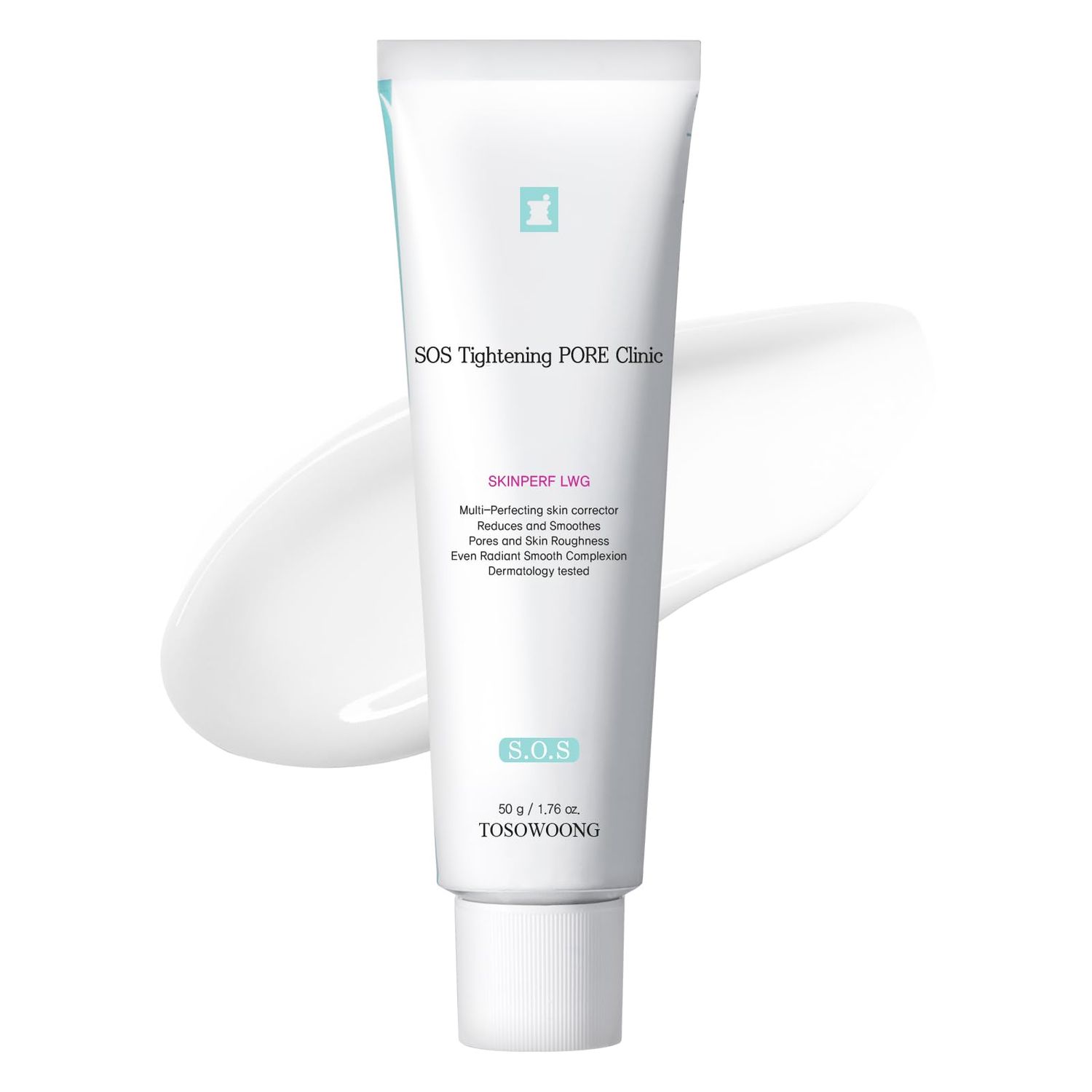 TOSOWOONG Pore Refiner Cream, Face Cream, Pore Extractor, Pore Minimize &amp; Reducer and Remover. Best Pore Minimizer Treatment. Moisturizer for Oily Skin. K Beauty, Korean Skincare, 50g, 1.76 oz.