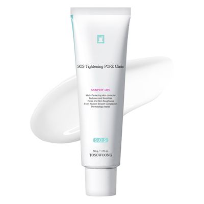 TOSOWOONG Pore Refiner Cream, Face Cream, Pore Extractor, Pore Minimize &amp; Reducer and Remover. Best Pore Minimizer Treatment. Moisturizer for Oily Skin. K Beauty, Korean Skincare, 50g, 1.76 oz.