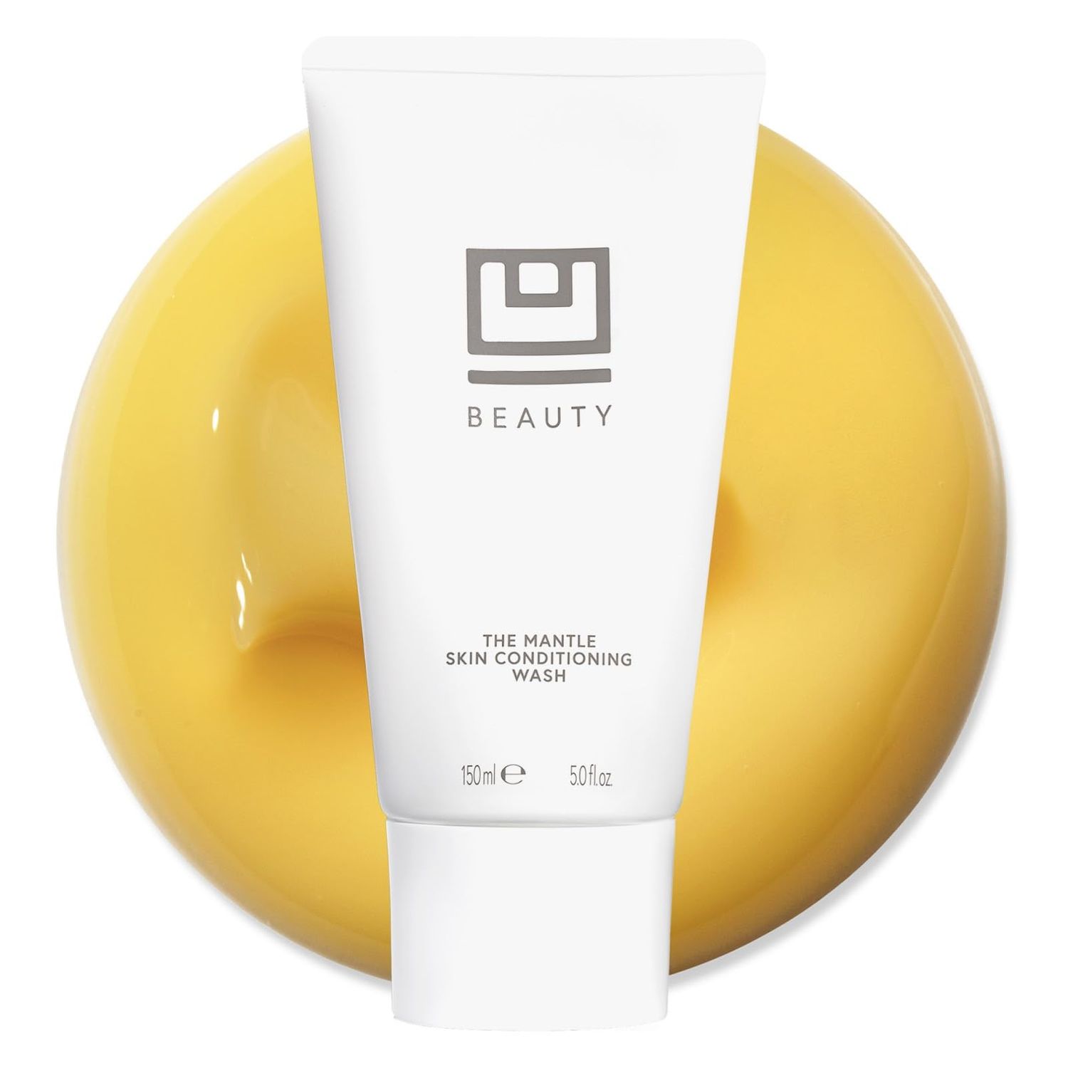 U Beauty The MANTLE Skin Conditioning Wash - Hydrating Facial Cleanser &amp; Makeup Remover with Vitamin C + E, Fruit AHAs, and Hyaluronic Acid for Clean, Refreshed and Hydrated-Looking Skin - 5.0 fl oz