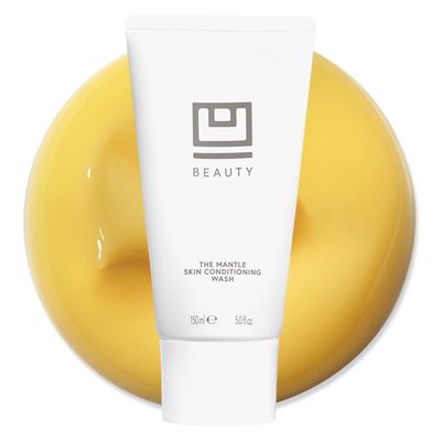 U Beauty The MANTLE Skin Conditioning Wash - Hydrating Facial Cleanser &amp; Makeup Remover with Vitamin C + E, Fruit AHAs, and Hyaluronic Acid for Clean, Refreshed and Hydrated-Looking Skin - 5.0 fl oz