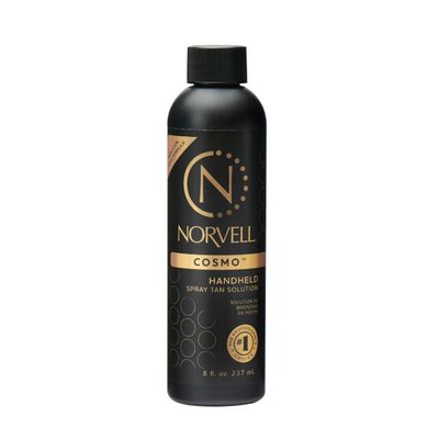 Norvell Spray Tan Solution, Cosmo, Blend of Warm Brown &amp; Cool Violet-Brown Undertones, 8 fl. oz. - Long-Lasting, Handheld Self-Tanning Spray with Tomato Seed Extract, Aloe Leaf
