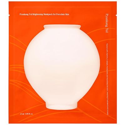 Pyunkang Yul Facial Mask Pack, Blemish Care with Pure Vitamin C, Improves Skin Firmness and Radiance, Adherence Gel Sheet, Vegan, Zero Irritation, Korean Skincare (10pcs)