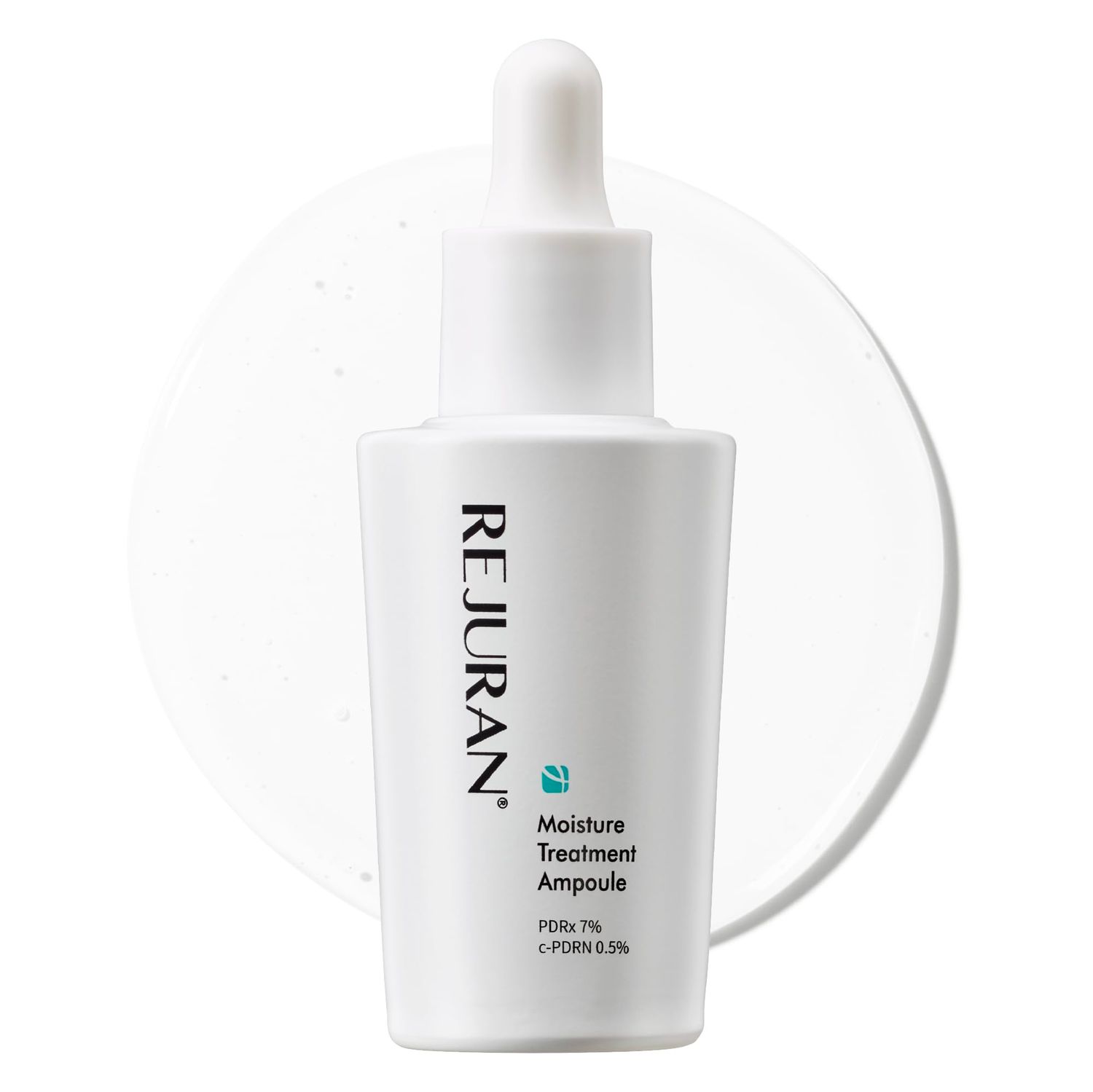 REJURAN Moisture Treatment Ampoule, c-PDRN - Hydrating Facial Serum for All Skin Types, Soothing &amp; Barrier Strengthening, Moisture Retention with PDRx, Korean Skin Care (1.01 fl oz)
