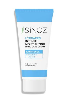 sinoz Intensive Moisturizing Hand Care Cream with Vitamin E Panthenol 50 ml