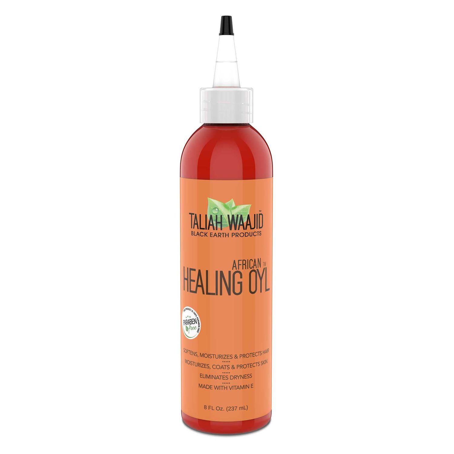 Taliah Waajid Black Earth Products African Healing Oyl | Total Body Oil | Softens, Moisturize, Coats, and Protects Hair &amp; Skin | Infused with Vitamin E, Olive Oil, and Sunflower Oil- 8oz (T128)