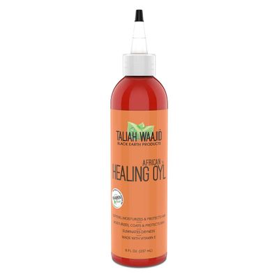 Taliah Waajid Black Earth Products African Healing Oyl | Total Body Oil | Softens, Moisturize, Coats, and Protects Hair &amp; Skin | Infused with Vitamin E, Olive Oil, and Sunflower Oil- 8oz (T128)