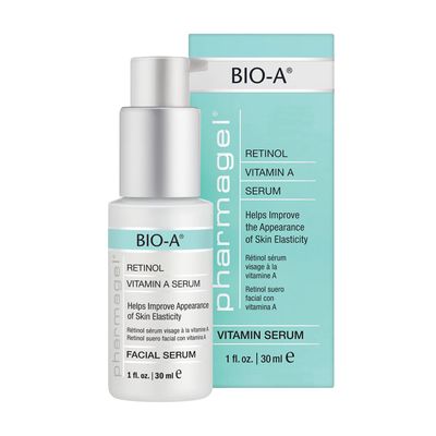 Pharmagel Bio-A Facial Serum | Retinol Serum | Anti Aging and Anti Wrinkle | Smoothes, Softens, &amp; Brightens Skin - 1 fl. oz.
