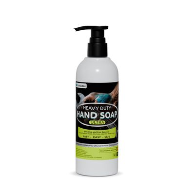 Jungarian 30s Fast Clean Industrial Hand Cleaner for Mechanics - 2X Concentrated Formula Mechanic hand Soap to Absorb Tough Grease, Oil, Paint &amp; Dirt, Odour-removing (17.6oz)