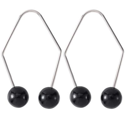 HINZIC 2PCS Natural Dimple Makers, Black Facial Muscle Dimple Trainer Exerciser Lift Tools for Beautiful Smile