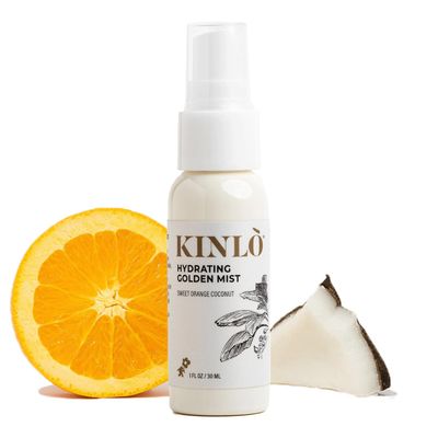 Kinlo Hydrating Golden Mist, 1 fl oz | Face Mist with Coconut Water, Aloe, Witch Hazel, Calendula | Facial Spray Mist Hydrating Toner Mist | Black Owned Skincare 1 fl oz