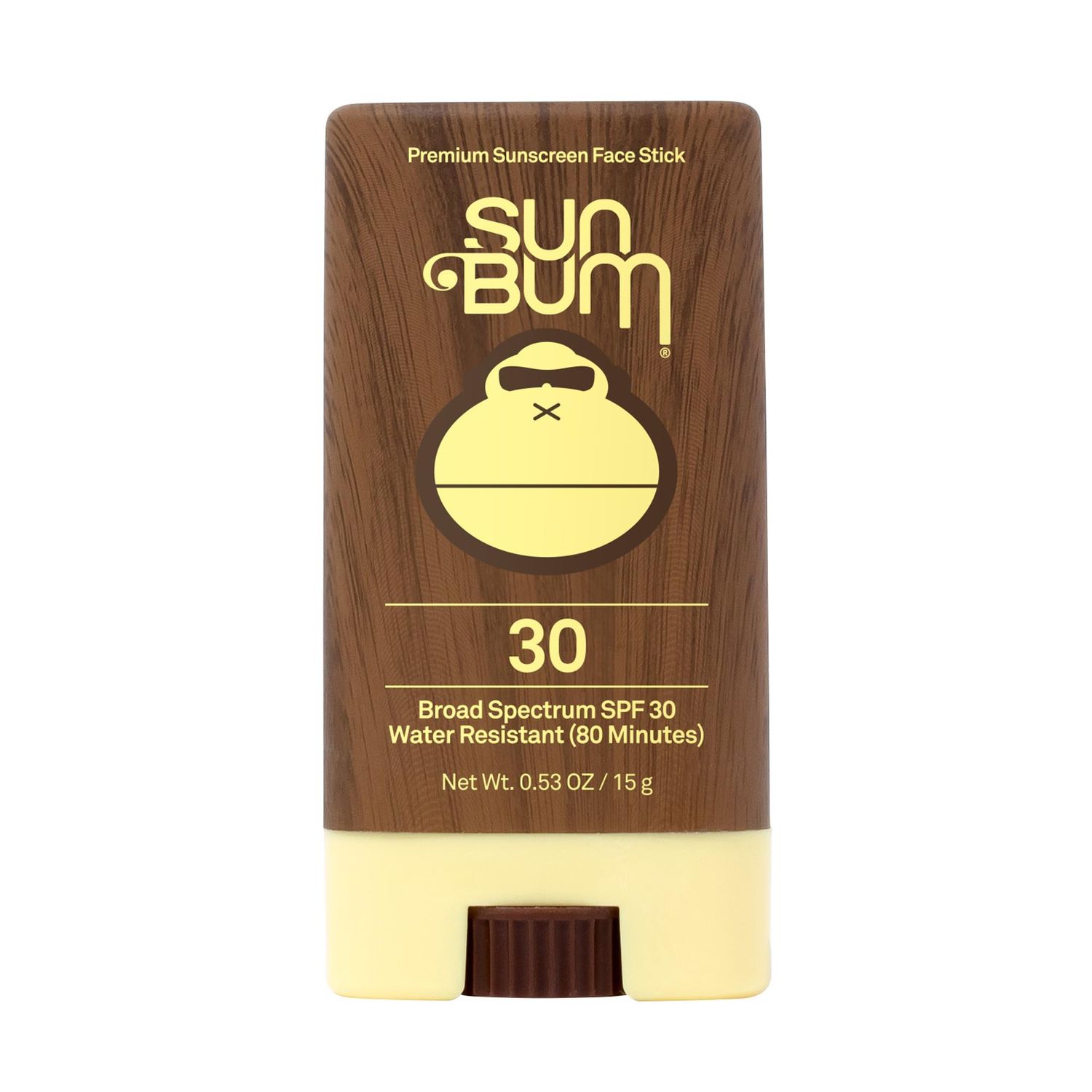 Sun Bum Original SPF 30 Sunscreen Face Stick | Vegan and Hawaii 104 Reef Act Compliant (Octinoxate &amp; Oxybenzone Free) Broad Spectrum Moisturizing UVA/UVB Sunscreen with Vitamin E | .45 oz