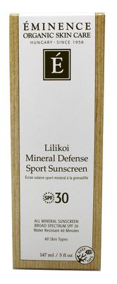 Lilikoi Mineral Defense Sport SPF 30 by Eminence for Unisex - 5 oz Sunscreen