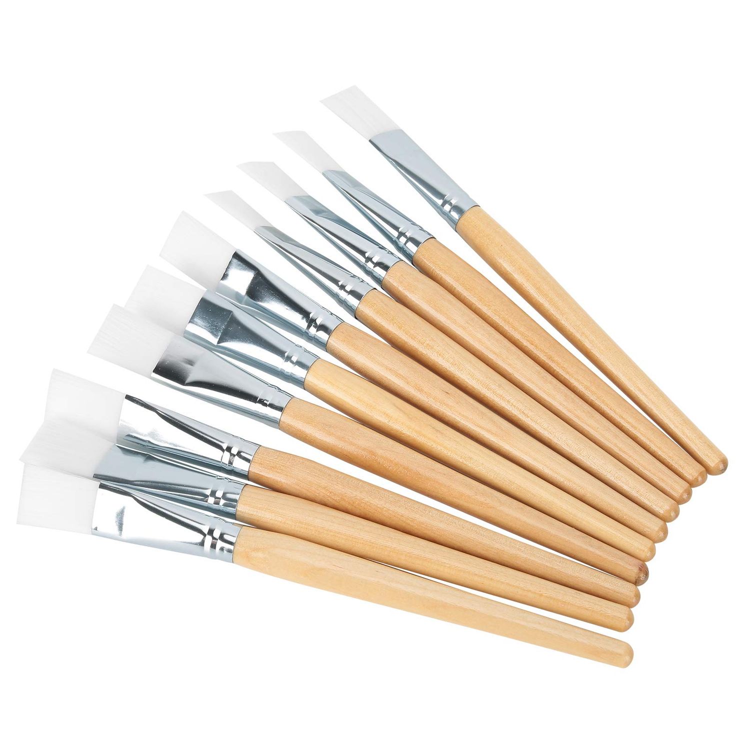 Wooden Mask Brush, Face Mask Brush Bulk Facial Mask Brushes Soft Hair Mud Applicator Diy Skin Care Tool With Wooden Handle Mini Wooden Brushes Clay Mask 20