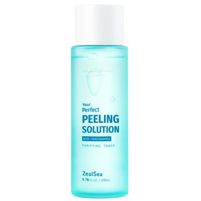 Salicylic Acid Toner, Blackhead Remover, BHA Liquid Exfoliant (CICA, 6.76OZ), ZealSea Pore Minimizer for Face, Gentle Alcohol Free BHA Toner for All Skin Type with Niacinamide, Redness Relief, Vegan