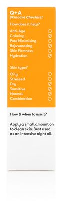 Q+A Super Food Facial Oil. A complexion enhancing face oil packed with 100% natural ingredients. 30ml/1fl.oz