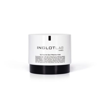Inglot Lab Ultimate Day Protection Face Cream, 50 ml 1.7 US FL OZ | Skin Care | Against Excessive Water Loss | Hydration | Regeneration and Revitalization