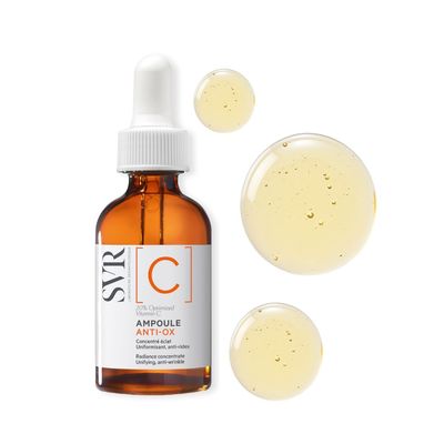 SVR Vitamin C Brightening Face Serum With 20% Optimized Vitamin C For Fine Lines, Uneven Skin Tone &amp; Dull Skin. Improves Radiance &amp; Firmness, 1 Fl.oz.