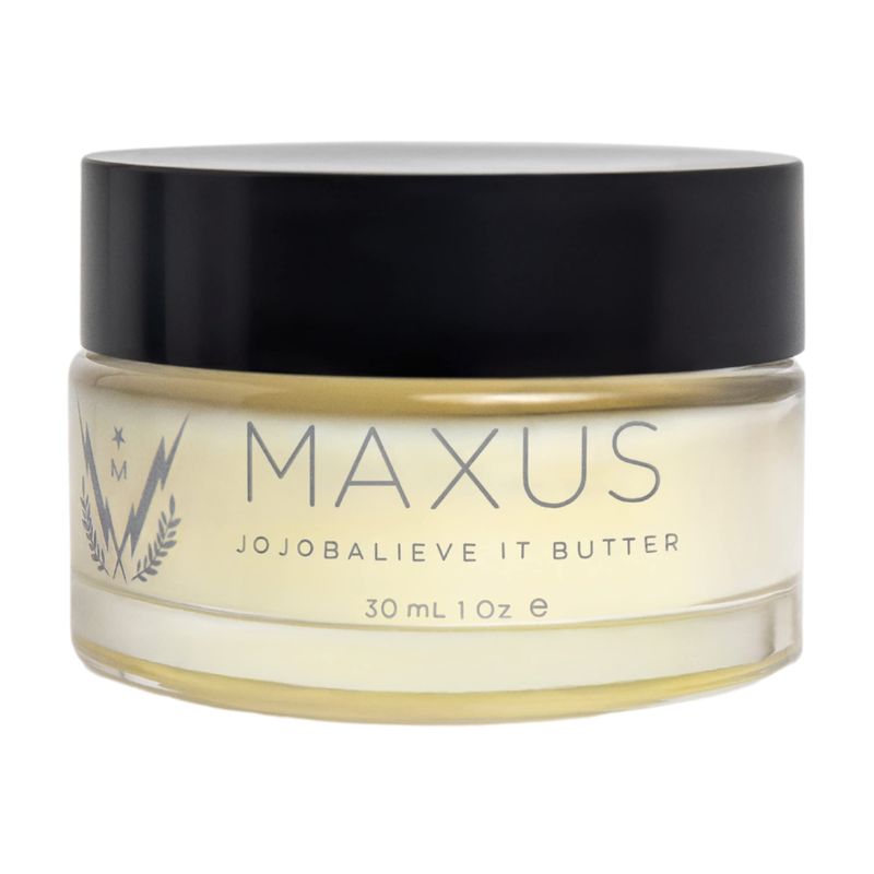 Maxus Nails Jojoba Butter, Cuticle &amp; Dry Skin with All Natural Hemp Seed, Lavender Oils &amp; Vitamin E, Vegan &amp; GMO-Free, Strengthens Nails &amp; Cuticles, Stops Splits &amp; Cracks, 1 oz