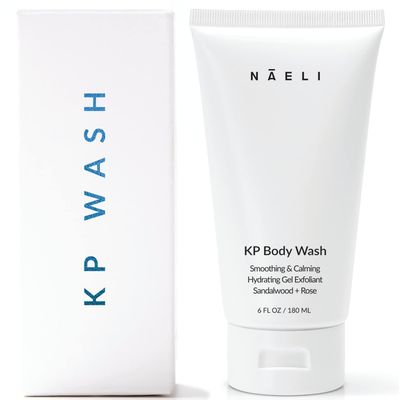 Keratosis Pilaris &amp; Acne Exfoliating Body Wash Cleanser with 14% Glycolic &amp; Salicylic Acid - Natural KP &amp; Strawberry Legs Treatment, Back &amp; Butt Acne - Smooths Rough, Bumpy &amp; Dry Skin - Vegan, 6 oz