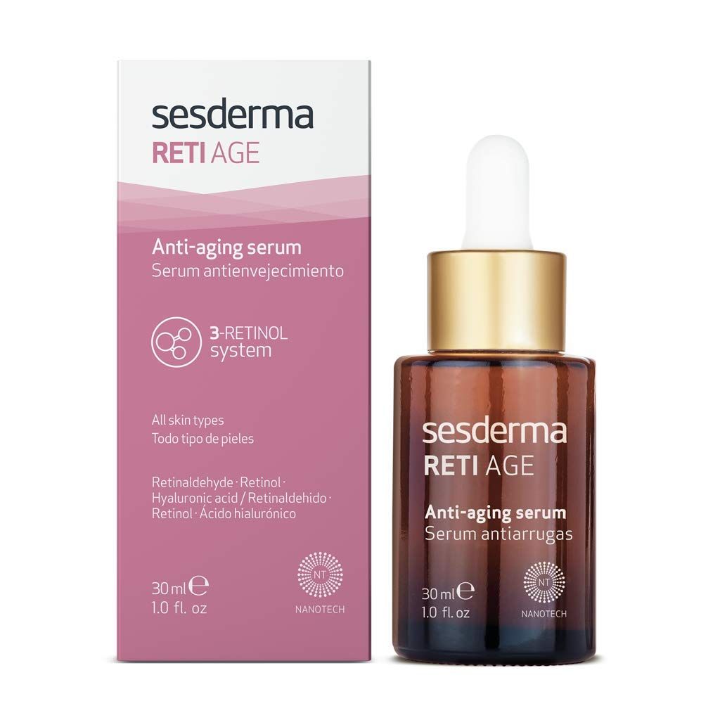 Sesderma RETI AGE Anti-Aging Serum | Retinol | First Signs of Aging | Anti-Wrinkle | Hydration | Firmness | Liposomal Serum, 1.0 fl oz