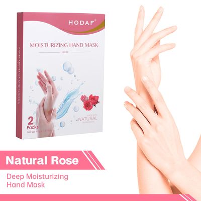 YANGMUM Mothers Day Gifts for Mom, 2 Pair Repairing Hand Mask Moisturizing Glove for Dry Hands,Dry Skin Spa Masks Hand Cream &amp; Lotion,Unique Plant Formula Paraben Free, Rose Scent