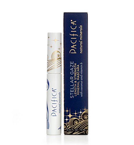 Pacifica Mascara - Stellar Gaze Length &amp; Strength Mineral Mascara, Long-Lasting Clump-Free Formula with Coconut Oil &amp; Vitamin B, Vegan &amp; Cruelty-Free (Stardust - Brown)