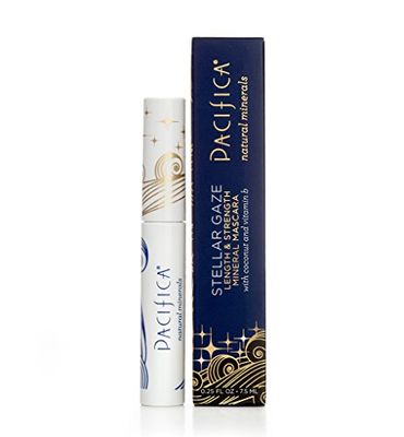 Pacifica Mascara - Stellar Gaze Length &amp; Strength Mineral Mascara, Long-Lasting Clump-Free Formula with Coconut Oil &amp; Vitamin B, Vegan &amp; Cruelty-Free (Stardust - Brown)