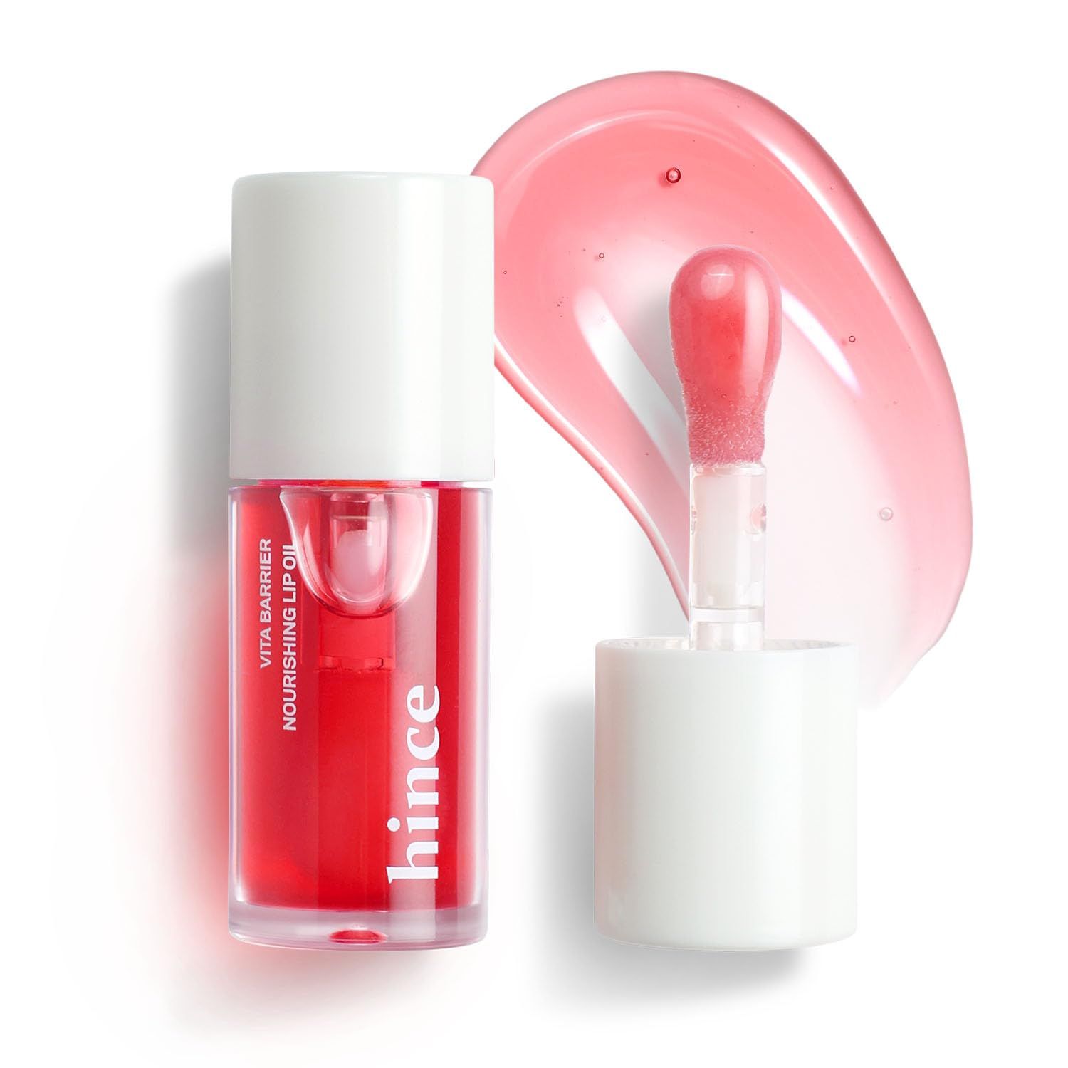 HINCE Vita Barrier Nourishing Lip Oil 01 Kingsberry - Nourishing Lip Moisturizer for Dry Lips, Lip Gloss, Hydrating &amp; Moisturizing Lip Glow Oil, Non-Sticky Long Lasting Lip Oil Gloss