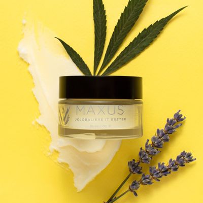 Maxus Nails Jojoba Butter, Cuticle &amp; Dry Skin with All Natural Hemp Seed, Lavender Oils &amp; Vitamin E, Vegan &amp; GMO-Free, Strengthens Nails &amp; Cuticles, Stops Splits &amp; Cracks, 1 oz