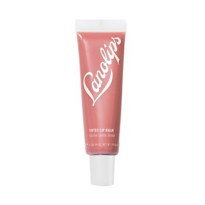 Lanolips Tinted Lip Balm - Lip Moisturizer with Lanolin Oil for Shiny, Hydrated Lips - Hydrating Tinted Lip Gloss Tube for Dry Lips - Perfect Nude (12.5g / 0.44oz)