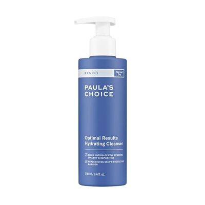 Paula&#39;s Choice RESIST Optimal Results Hydrating Cleanser, Green Tea &amp; Chamomile, Anti-Aging Face Wash, Dry Skin, 6.4 Ounce