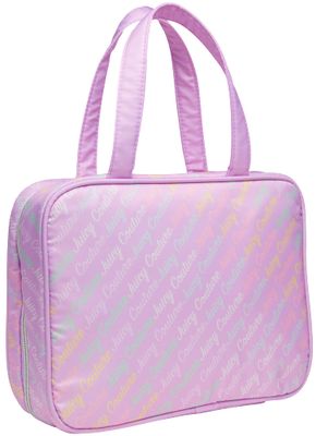 Juicy Couture Women&#39;s Cosmetics Bag - Hanging Travel Makeup and Toiletries Weekender Bag, Size One Size, Purple