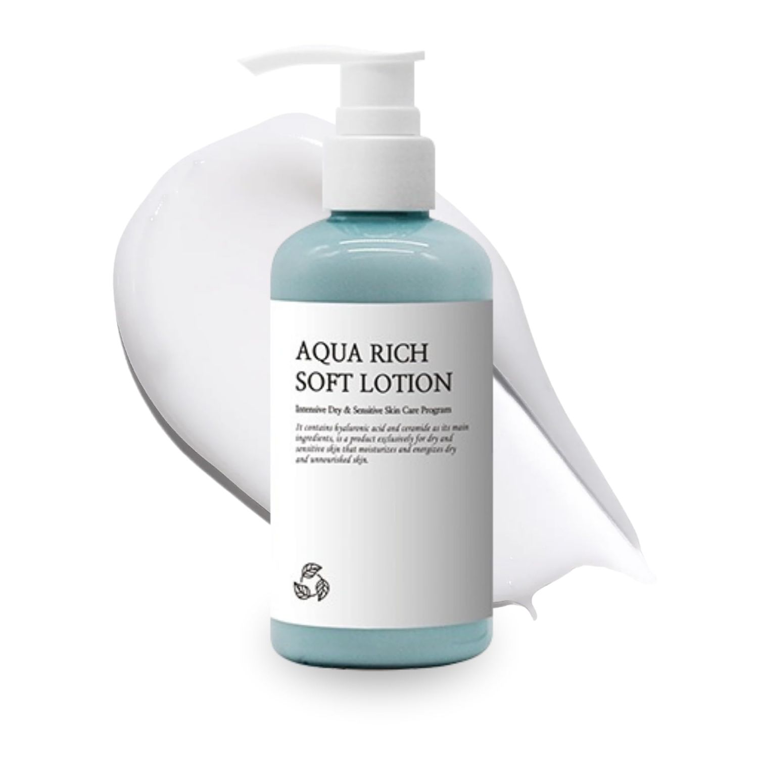 Reboncel Aqua Rich Ceramide Lotion for Very Dry Skin, Skin Barrier Repair with Ceramides and Beta-glucan, Korean Skincare Moisturizer (6.76 fl.oz 200ml)