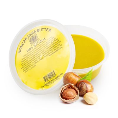RA Cosmetic&#39;s 100% Natural Unrefined Yellow Shea Butter - Pure African Luxury for Skin &amp; Hair - Sourced from Ghana - 16oz Jar