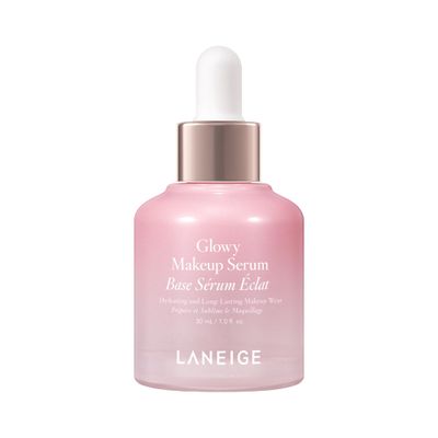 LANEIGE Glowy Makeup Serum: Makeup Primer, Hydrating Face Serum for Visbly Smooth &amp; Glowy Dewy Skin, Highlighting