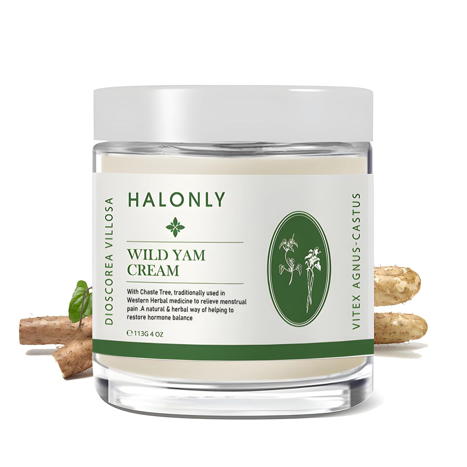 Wild Yam Cream for Hormone Balance, Women&#39;s Organic Wild Yam Root Cream Skin Care for Women, PMS Relief and Menopause Support for All Skin Types