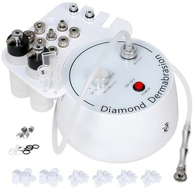 Kendal Microdermabrasion Machine Professional, 3 in 1 Diamond Dermabrasion Machine, Facial Beauty Equipment for Dermabrasion, Vacuum Blackhead Removal &amp; Spray Moisturisation, Esthetician Supplies.