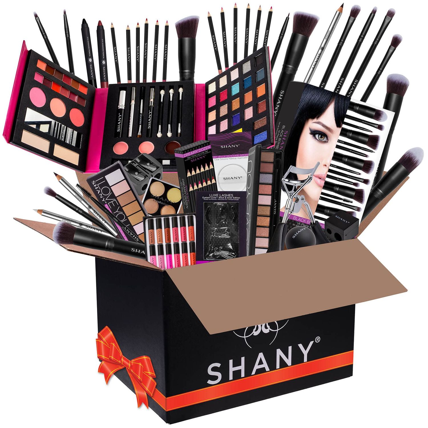 SHANY Cosmetics SHANY Gift Surprise- AMAZON EXCLUSIVE - All in One Makeup Bundle - COLORS &amp; SELECTION VARY MULTI-COLORED, Unscented