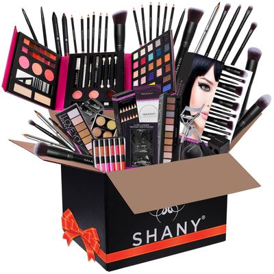 SHANY Cosmetics SHANY Gift Surprise- AMAZON EXCLUSIVE - All in One Makeup Bundle - COLORS &amp; SELECTION VARY MULTI-COLORED, Unscented