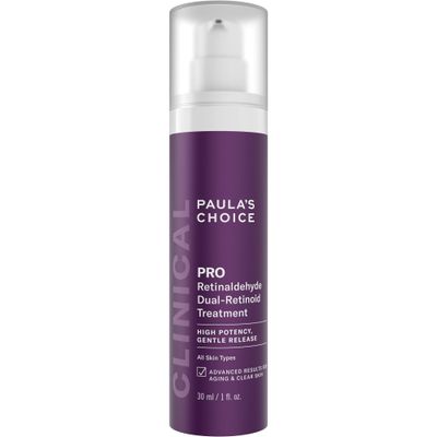 Paulas Choice Pro Retinaldehyde Dual-Retinoid Advanced Treatment, High Potency Anti-Aging Serum for Breakout-Prone Skin, Radiance &amp; Rough, Bumpy Texture, Fragrance-Free, 1 Fl. Oz.