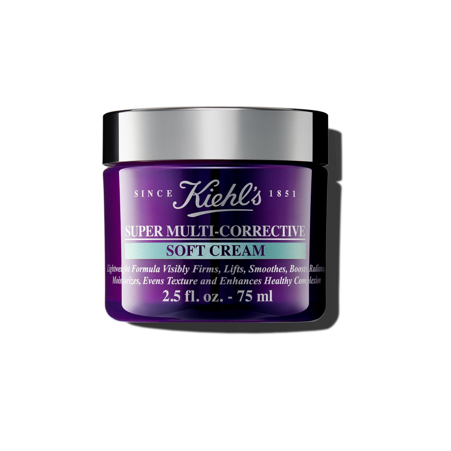 Kiehl&#39;s Super Multi-Corrective Soft Cream, Anti-aging Face Moisturizer for Oily/Combination &amp; Sensitive Skin, Restores Firmness, Improves Elasticity, Reduces Fine Lines - 2.5 fl oz