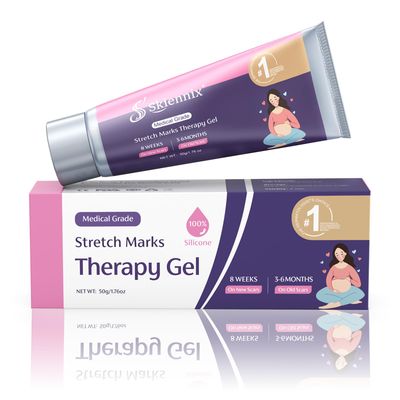 Skiennix Stretch Marks Removal Cream, Scar Cream, Medical Grade Silicone, Improves Skin Elasticity &amp; Firmness, Reduces Itching &amp; Redness, Safe for Use During Pregnancy and Lactation 50g/1.76oz
