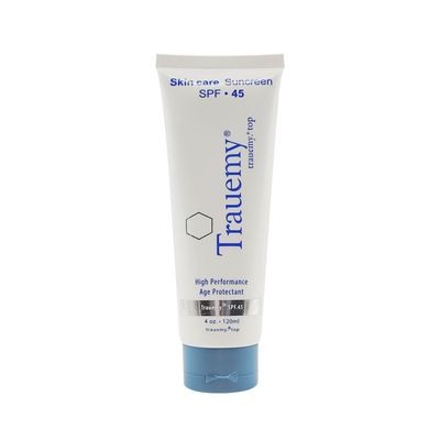 trauemy Sport Face Sunscreen - Broad-Spectrum Face Sunscreen &amp; Light Moisturizer SPF45 - Water Resistant Sunscreen For Face &amp; Sweatproof - Natural Face Moisturizing for Daily Use-SPF45-4 Ounces