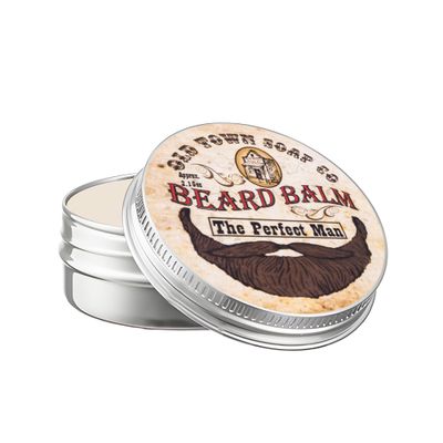 Old Town Soap Co. The Perfect Man Beard Balm - Softens and Nourishes with natural and Argan Oil, Beard Softener for Men | Using all-natural ingredients Made In USA