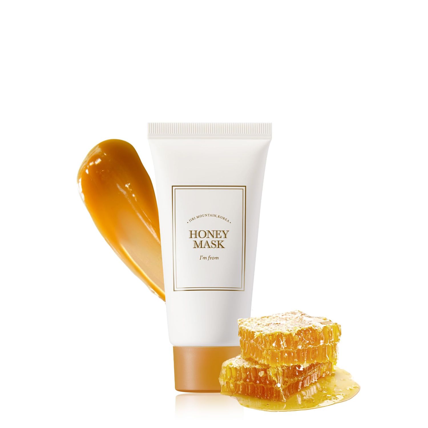 I&#39;m from Honey Mask 1.01 Fl Oz, Wash Off Face Mask, 38.7% Korean Honey, Deep Moisturization for 48 hours, Nourishment, Clear Complexion for Dry, Combination Skin