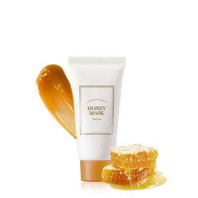 I&#39;m from Honey Mask 1.01 Fl Oz, Wash Off Face Mask, 38.7% Korean Honey, Deep Moisturization for 48 hours, Nourishment, Clear Complexion for Dry, Combination Skin