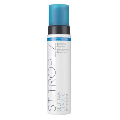 St.Tropez Self Tan Classic Bronzer Mousse Foam, Original Fake Tan, Streak-Free Finish, Develops in 4-8 hours, Vegan, Natural &amp; Cruelty Free, 8 fl oz